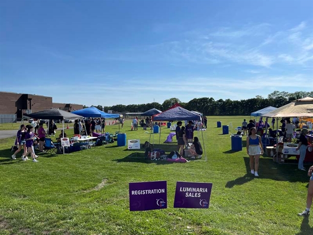 Students at Relay For Life event
