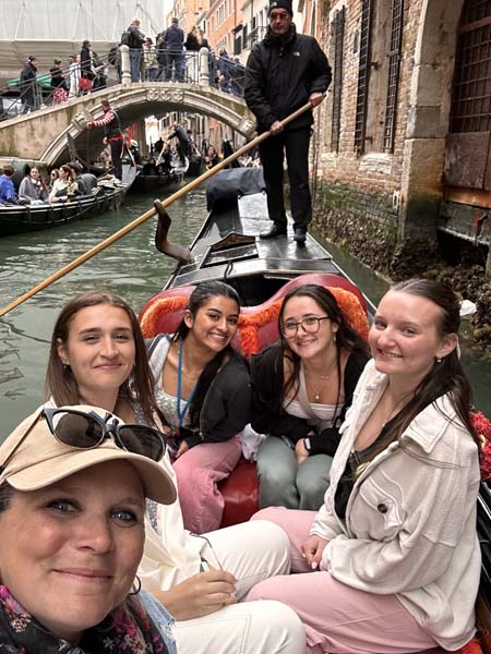 Students and teachers in Italy