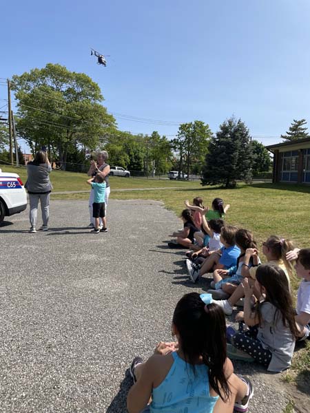 SCPD helicopter flying