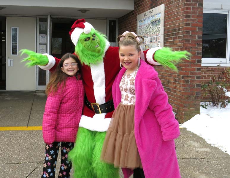 Grinch and students