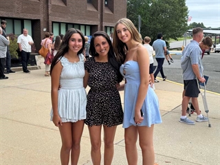 Students smiling