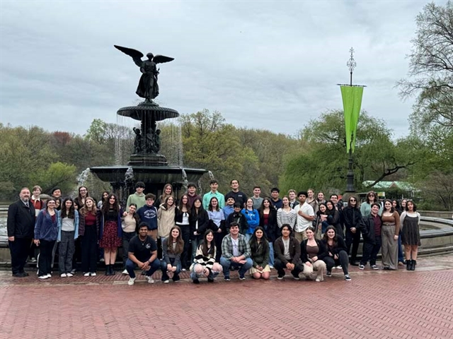 Students in Central Park