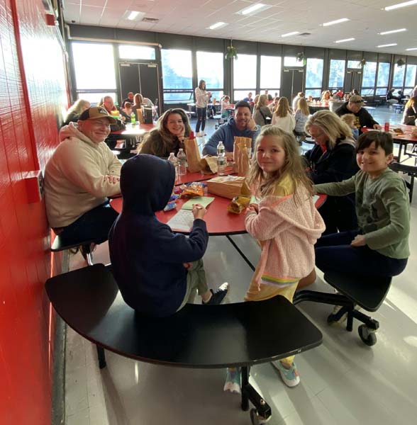 cafeteria of people working