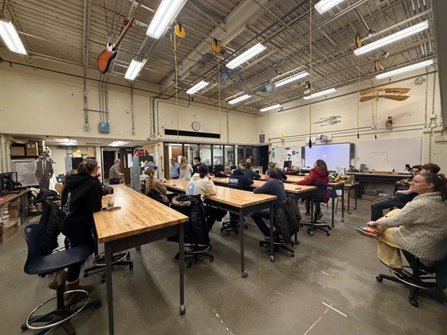 People in a classroom