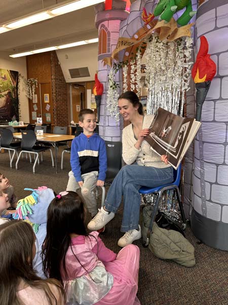 Parent and child reading