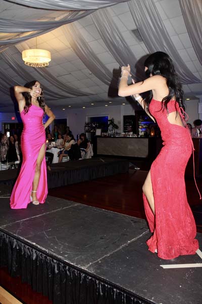 fashion show students on runway