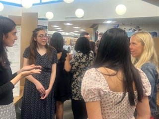 Students talking