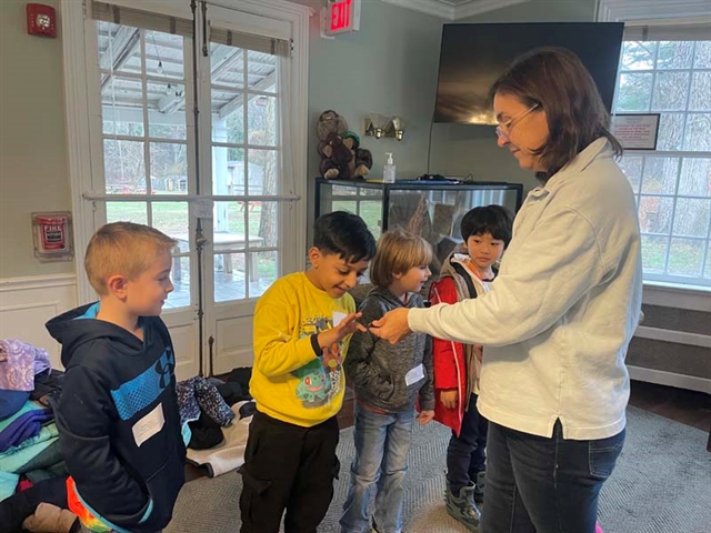 Students at Sweetbriar Nature Center