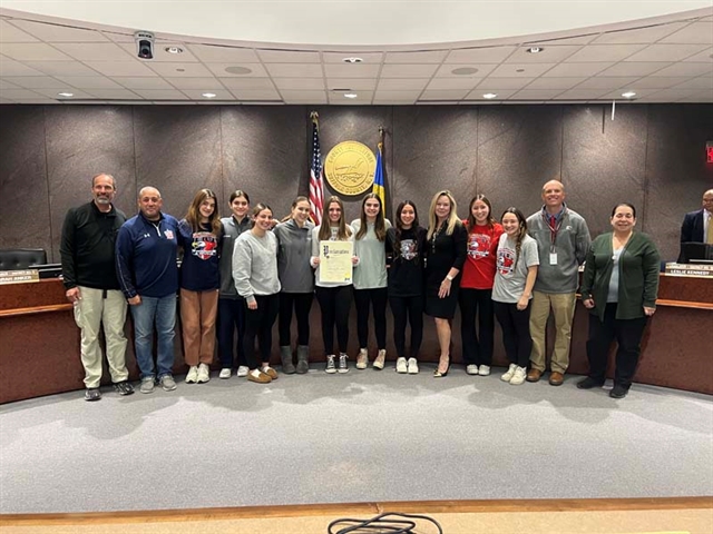 swim team honored