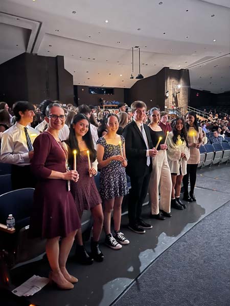 World Language Honor Society induction ceremony