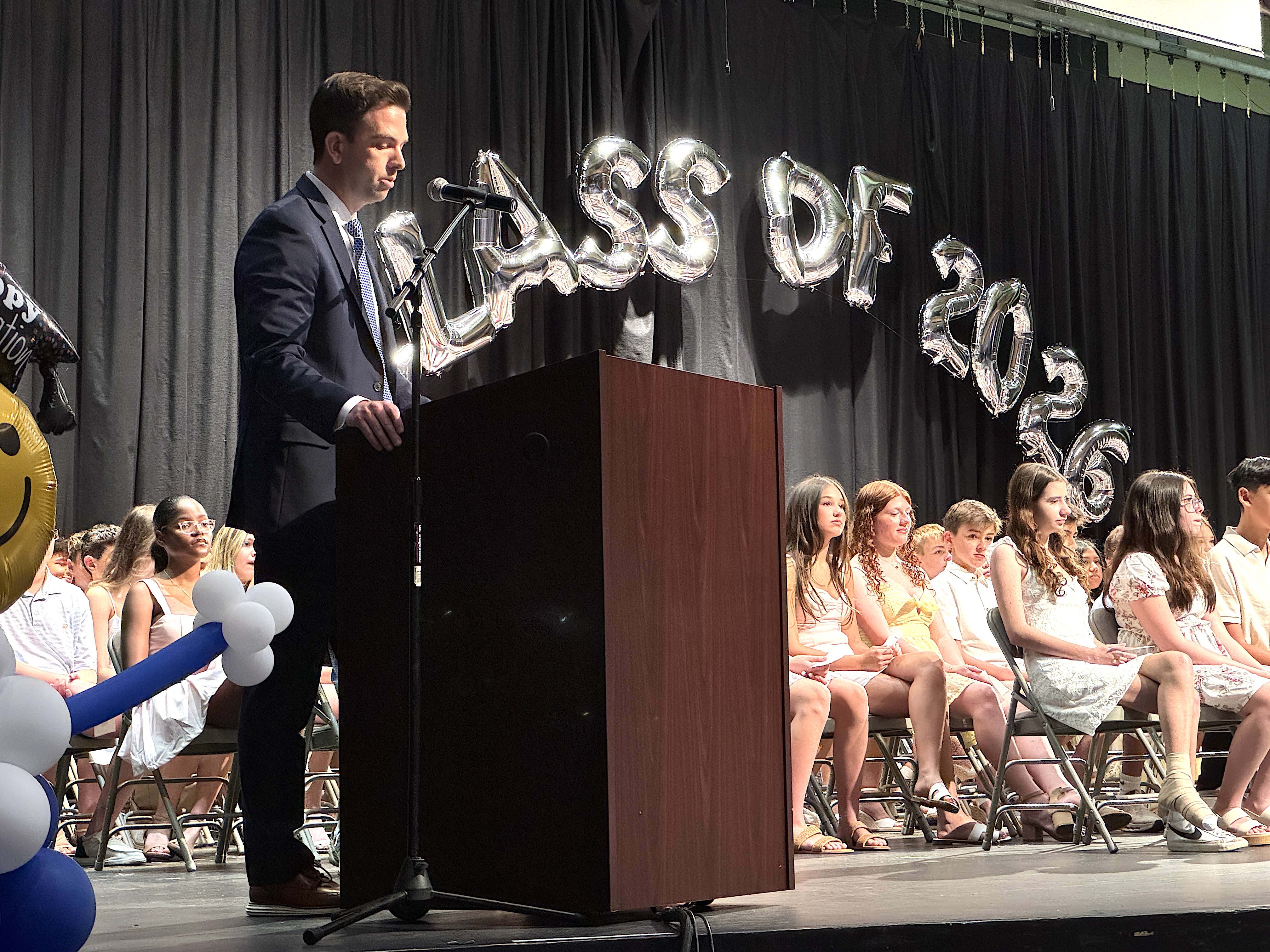 Principal Dolan speaking