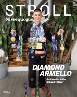 Diamond on a magazine cover