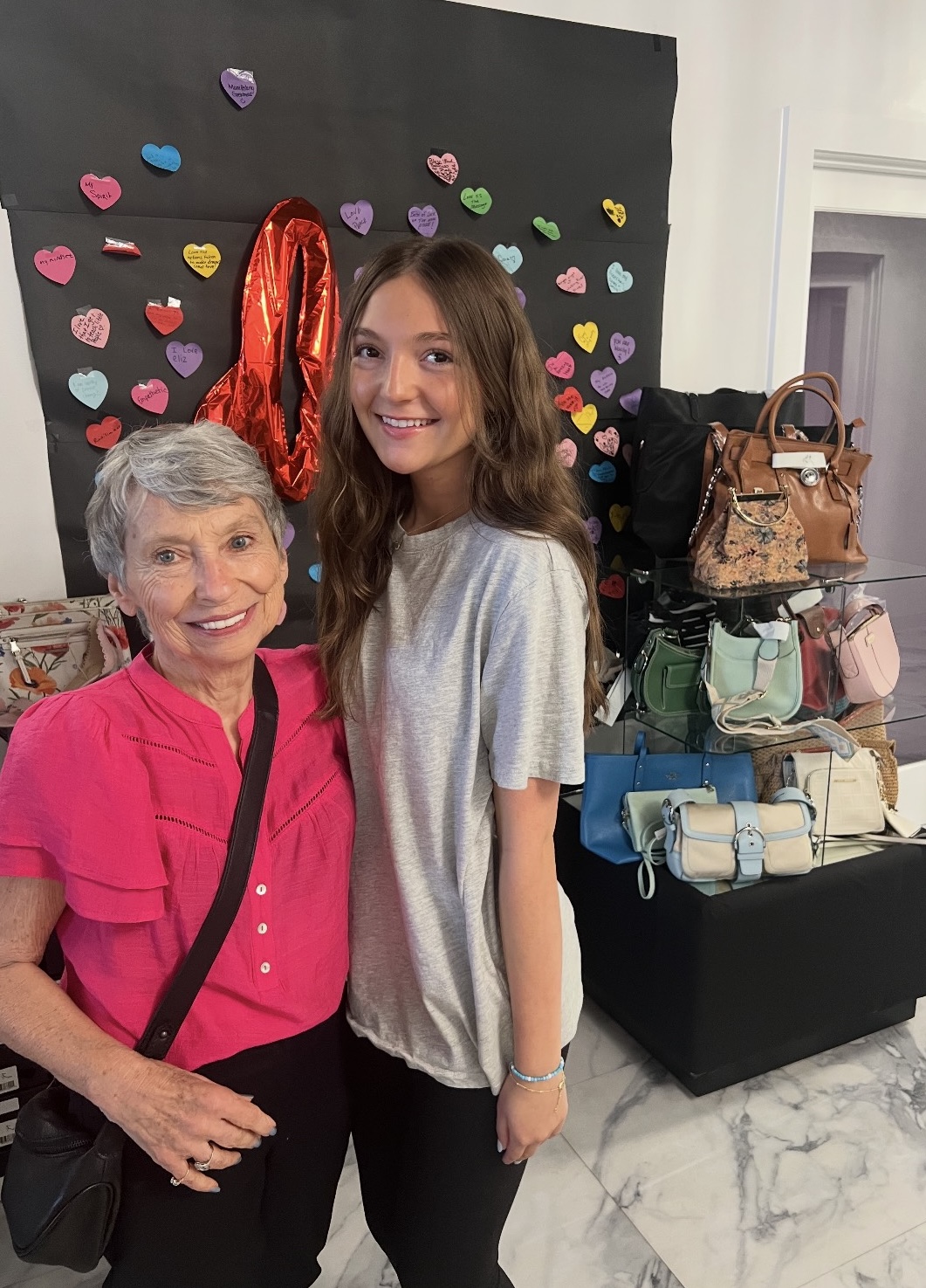 Alexandra with a lady