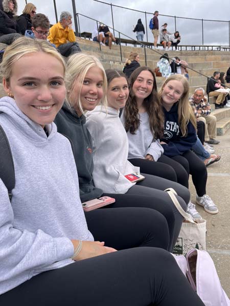 students smiling