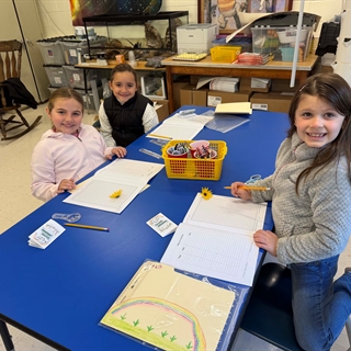 Students at a desk