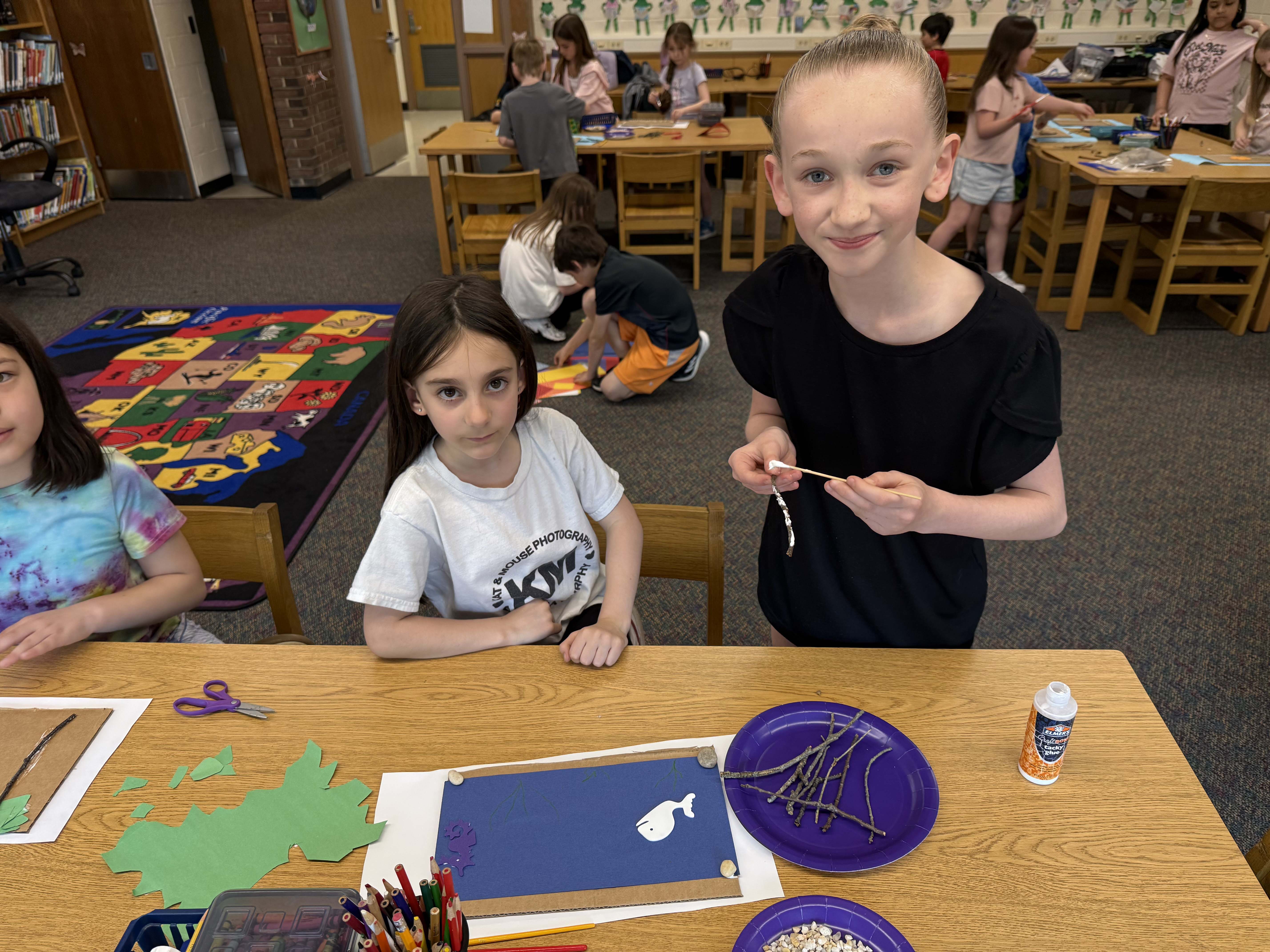Students posing for picture