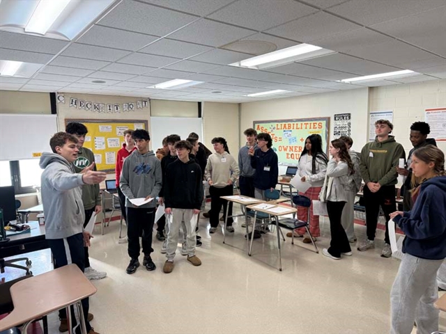 Students in classroom