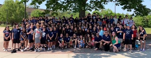 students posing for picture