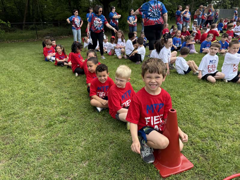 Students enjoying field day
