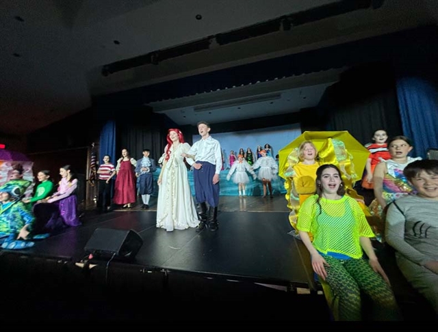 Actors on stage