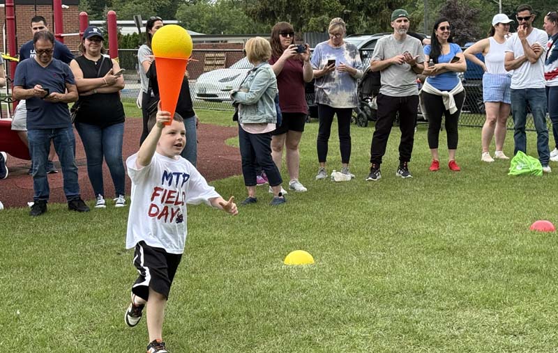 Students enjoying field day