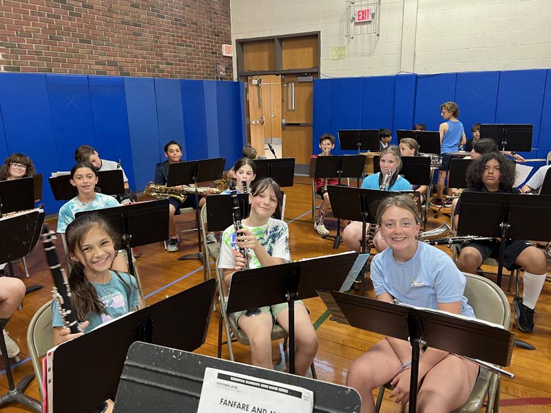students smiling for picture
