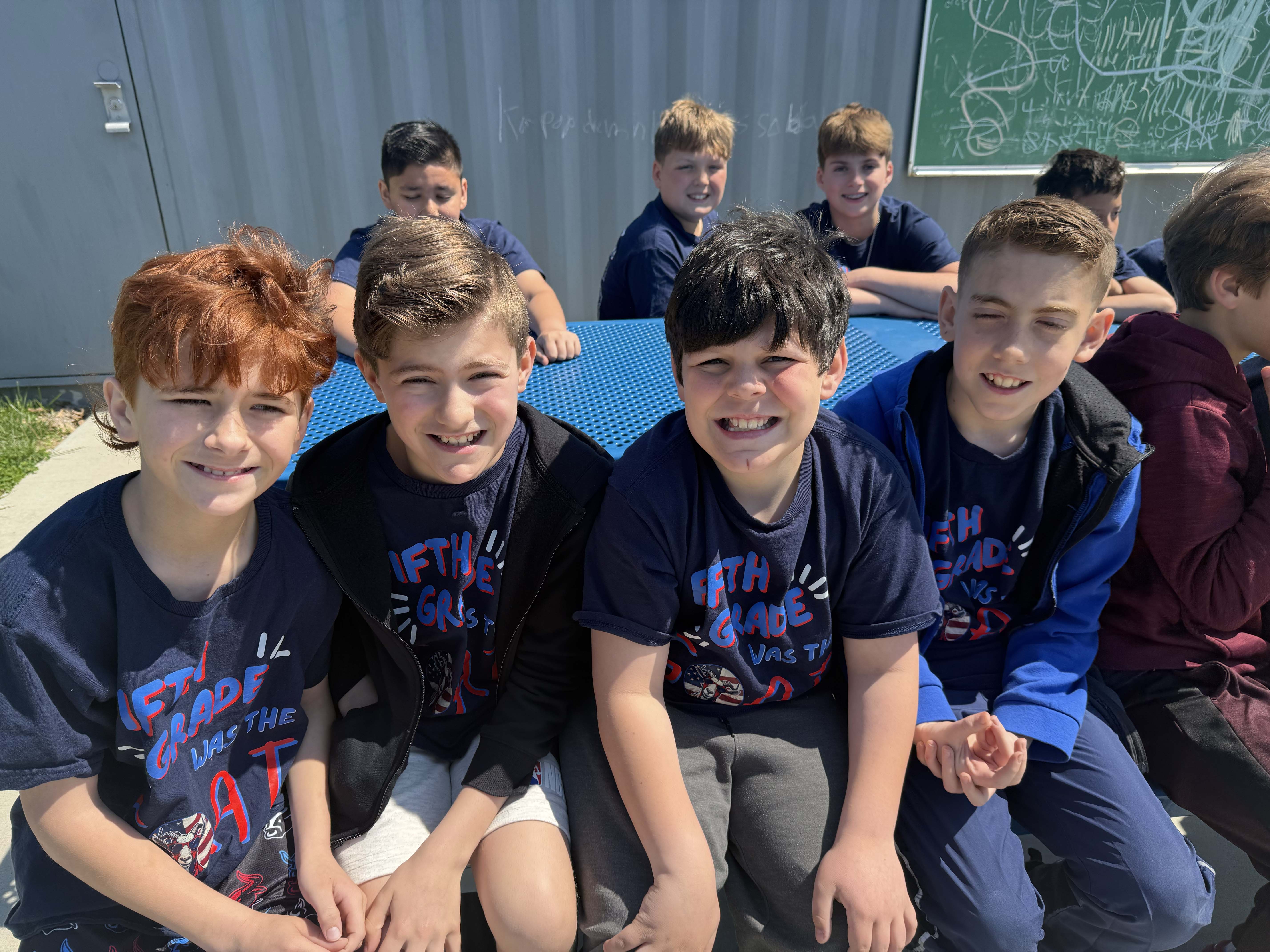 students smiling