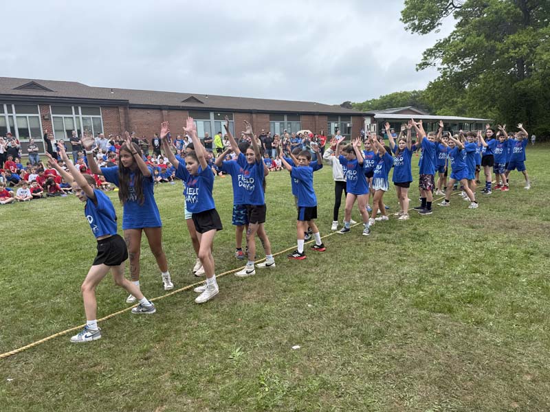 Students enjoying field day