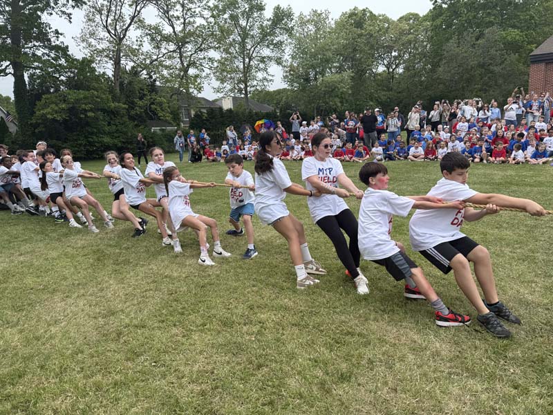 Students enjoying field day