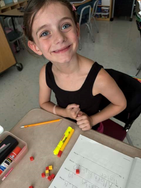student smiling