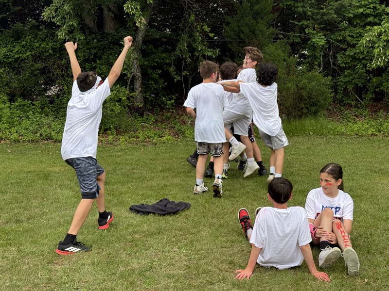 Students enjoying field day