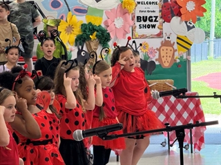 Children singing