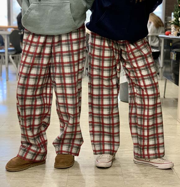 students wearing pajamas