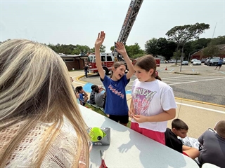 student in egg drop competition