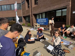 Students outside