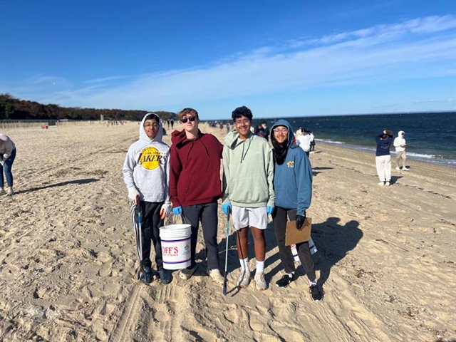 Beach cleanup