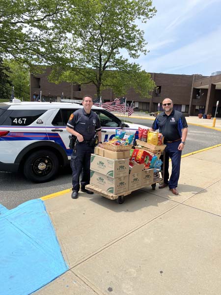 SCPD with HSW Assistant Principal Michael Freiberg