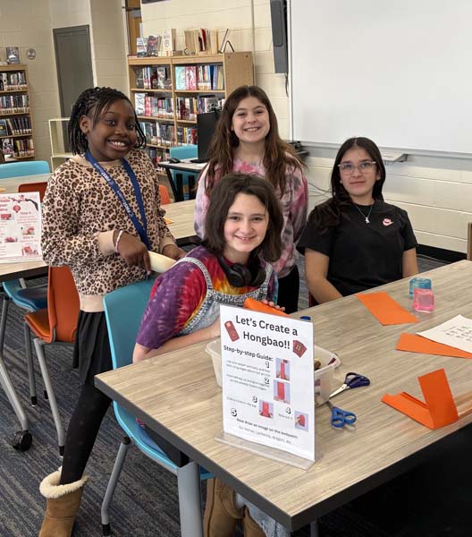 students smiling for picture
