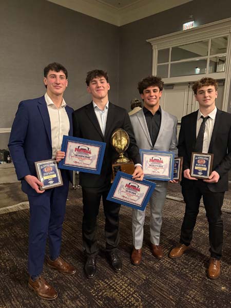 Michael and teammates