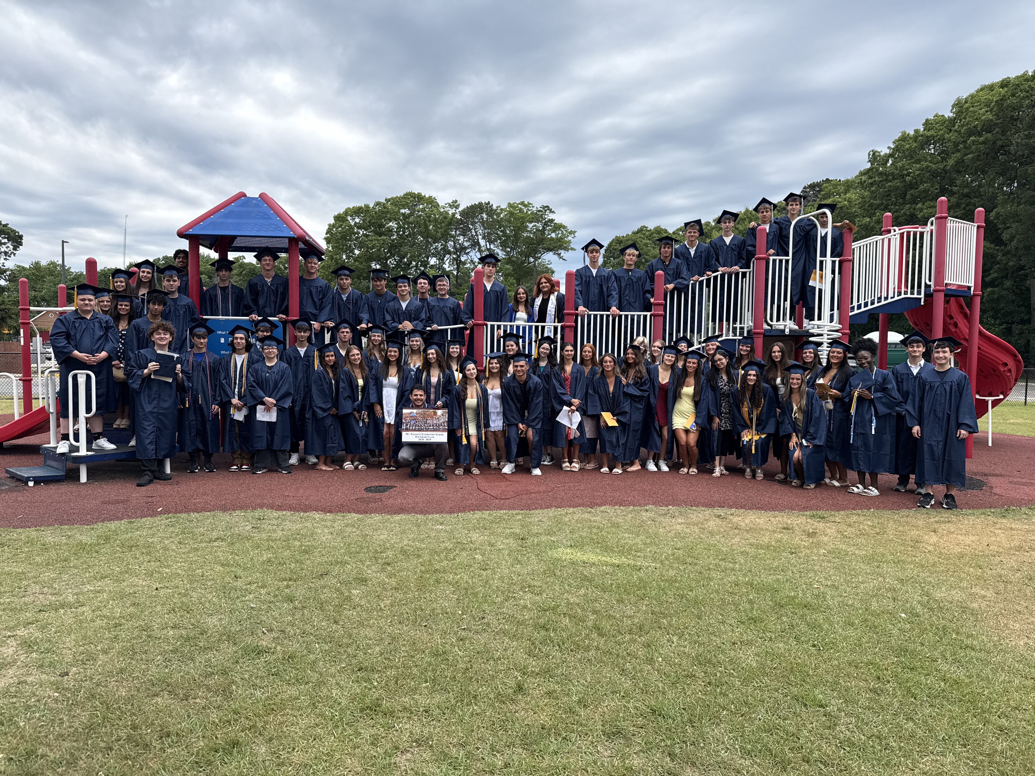 students at a playground