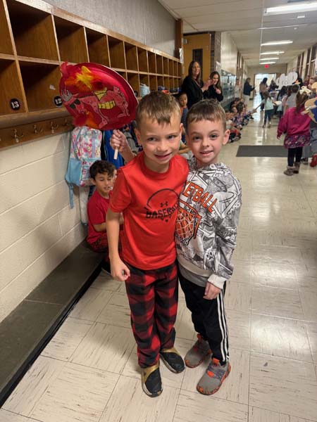 Children smiling for picture