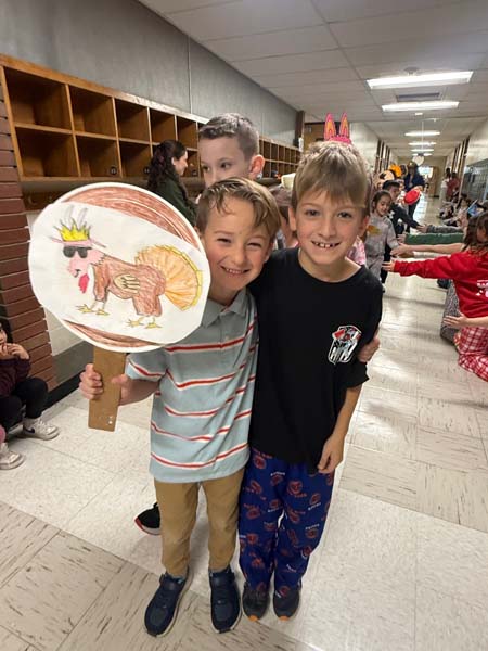 Children smiling for picture