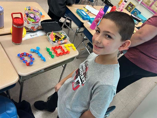 Students practicing STEAM lessons