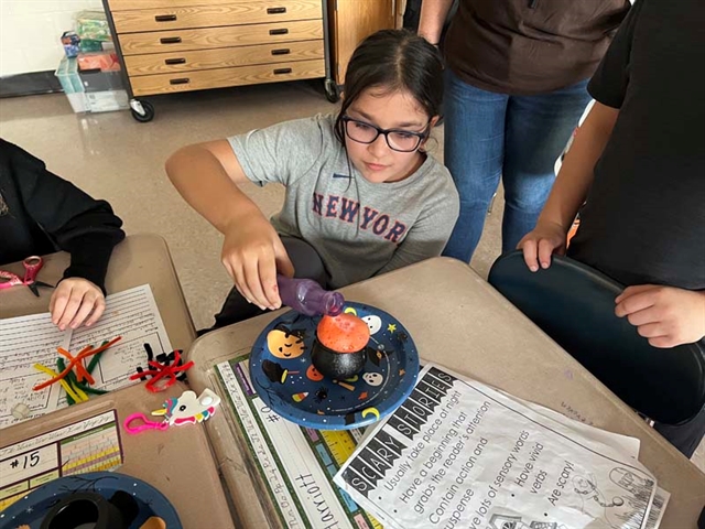 students making potions