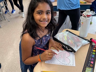 student smiling