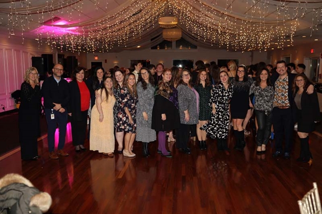 Posing for a picture at  International Night