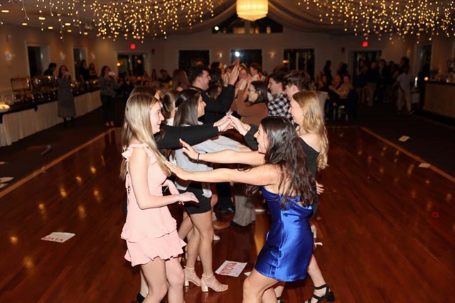 Students dancing at International Night