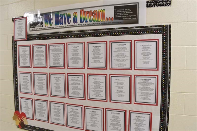 Black History Month bulletin board