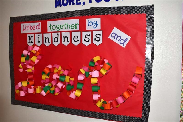 Kindness bulletin board