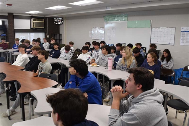 Students listening